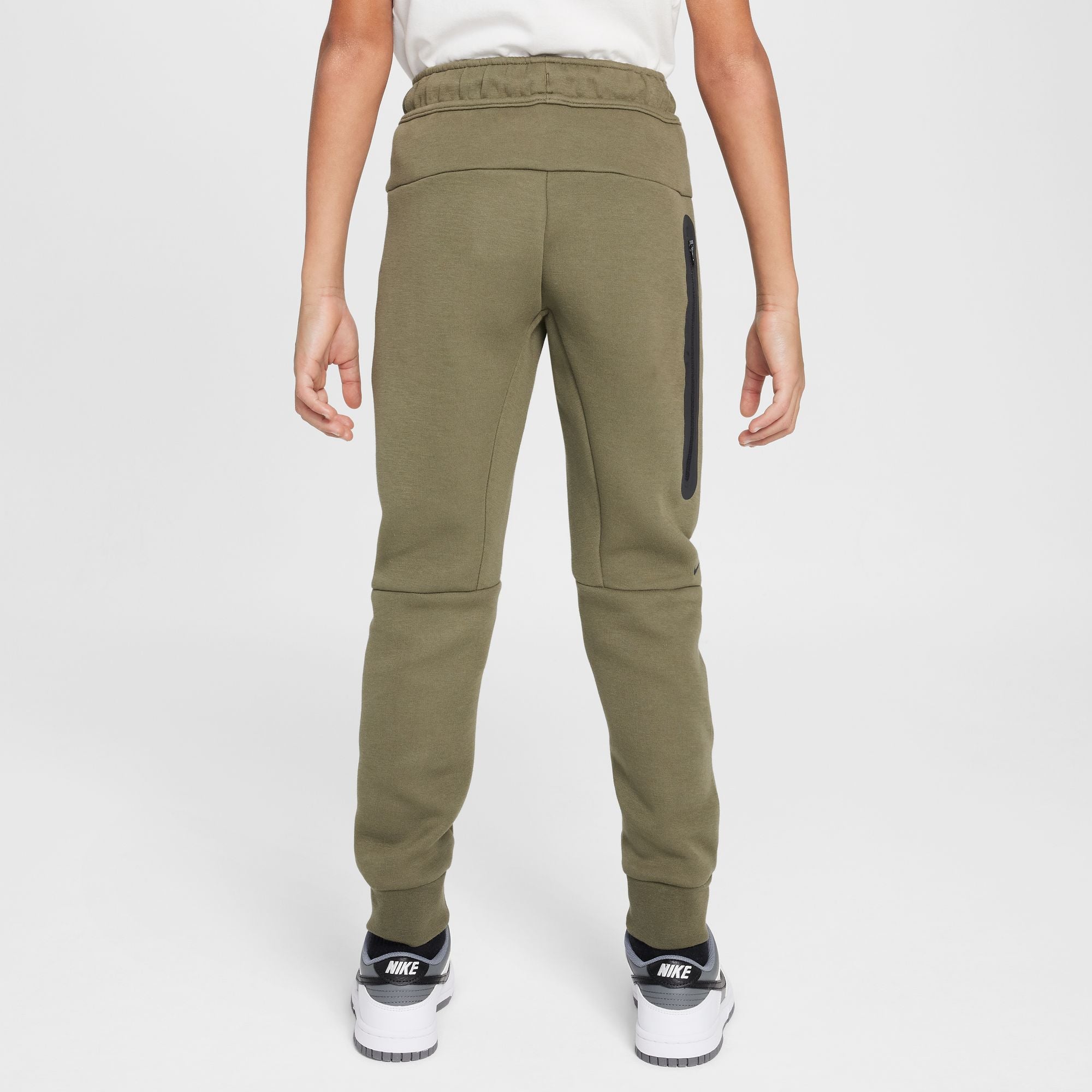 Nike Big Kids Tech Fleece Joggers - Medium Olive by Denim Exchange