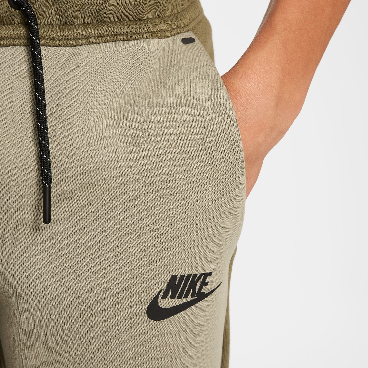 Nike Big Kids Tech Fleece Joggers - Medium Olive by Denim Exchange