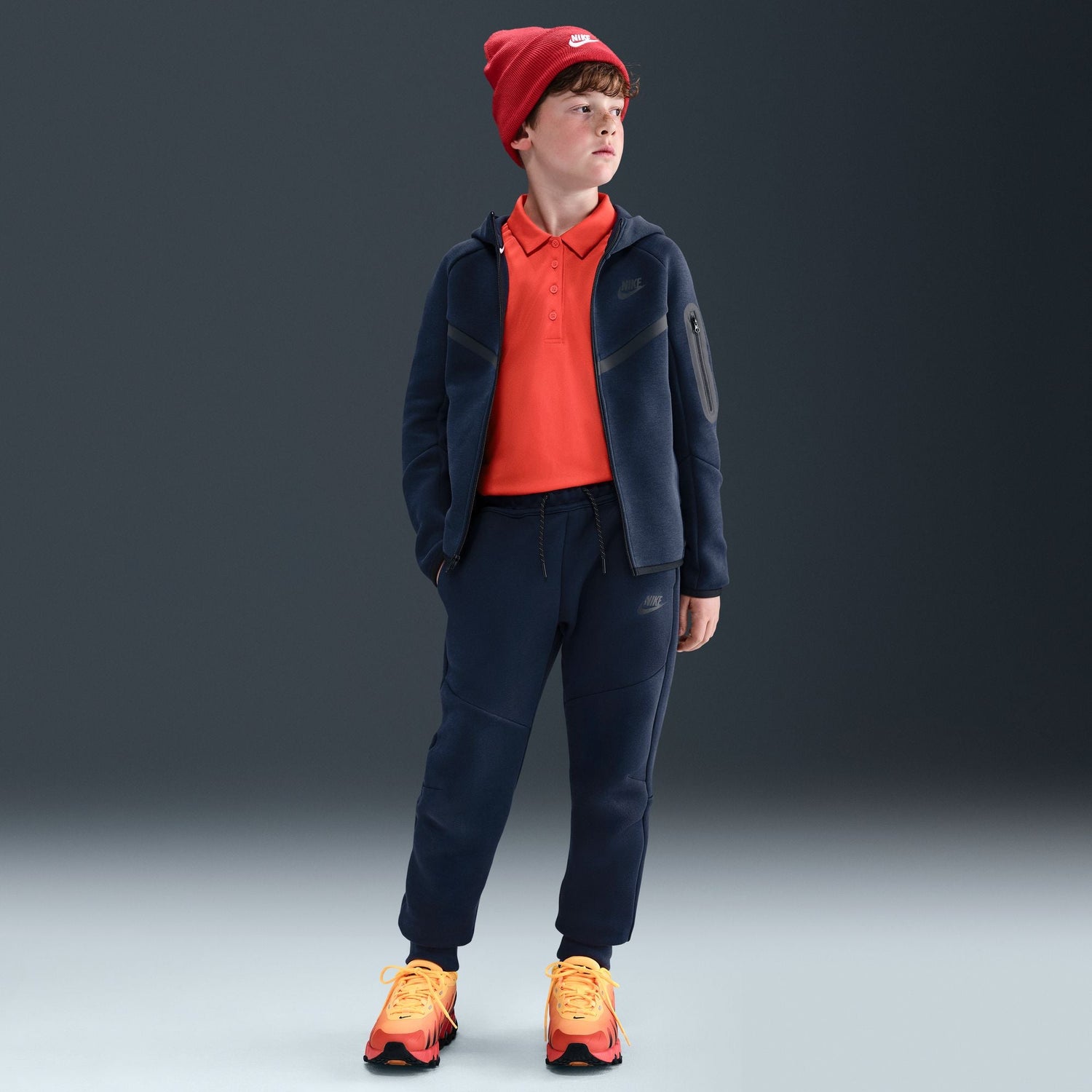 Nike Big Kids Tech Fleece Joggers - Navy by Denim Exchange