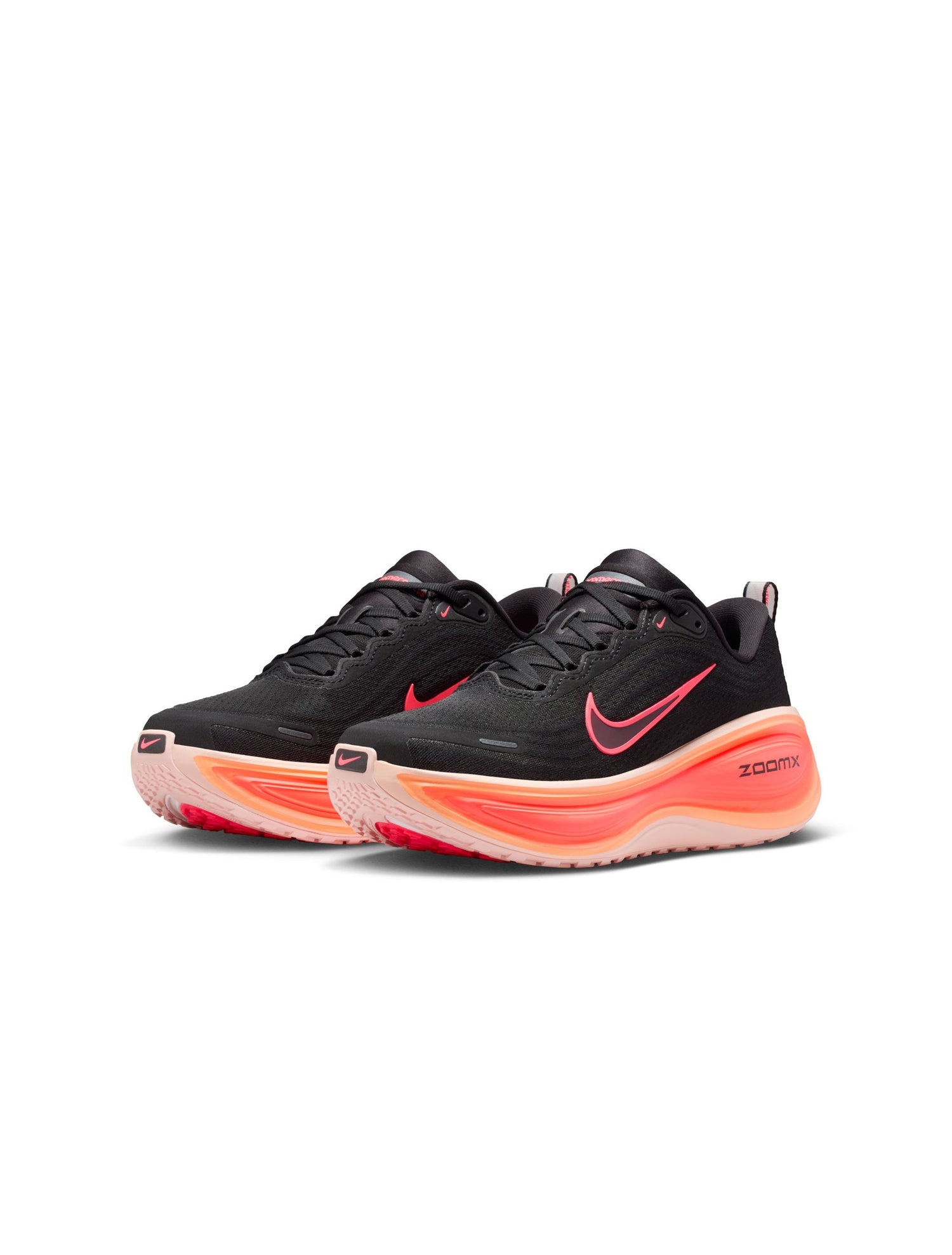 Nike Womens Vomero Plus - Black/Hot Lava by Denim Exchange