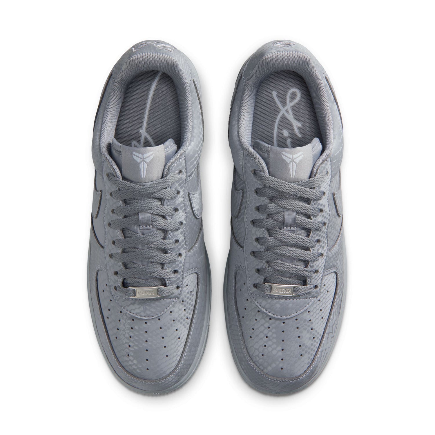 Nike Mens Kobe Air Force 1 Low - Wolf Grey by Denim Exchange