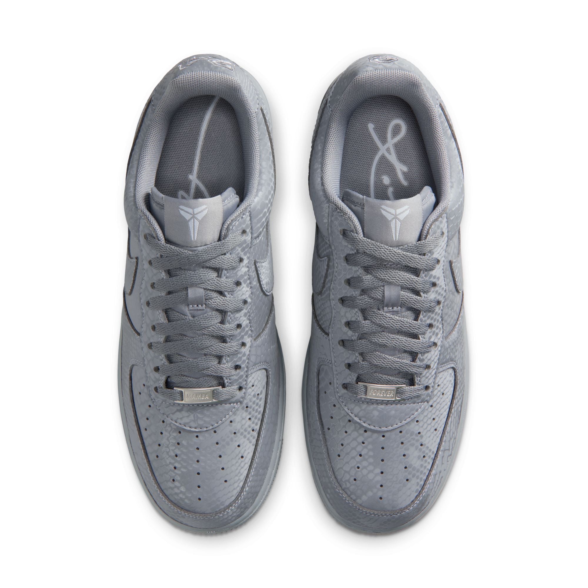 Nike Mens Kobe Air Force 1 Low - Wolf Grey by Denim Exchange
