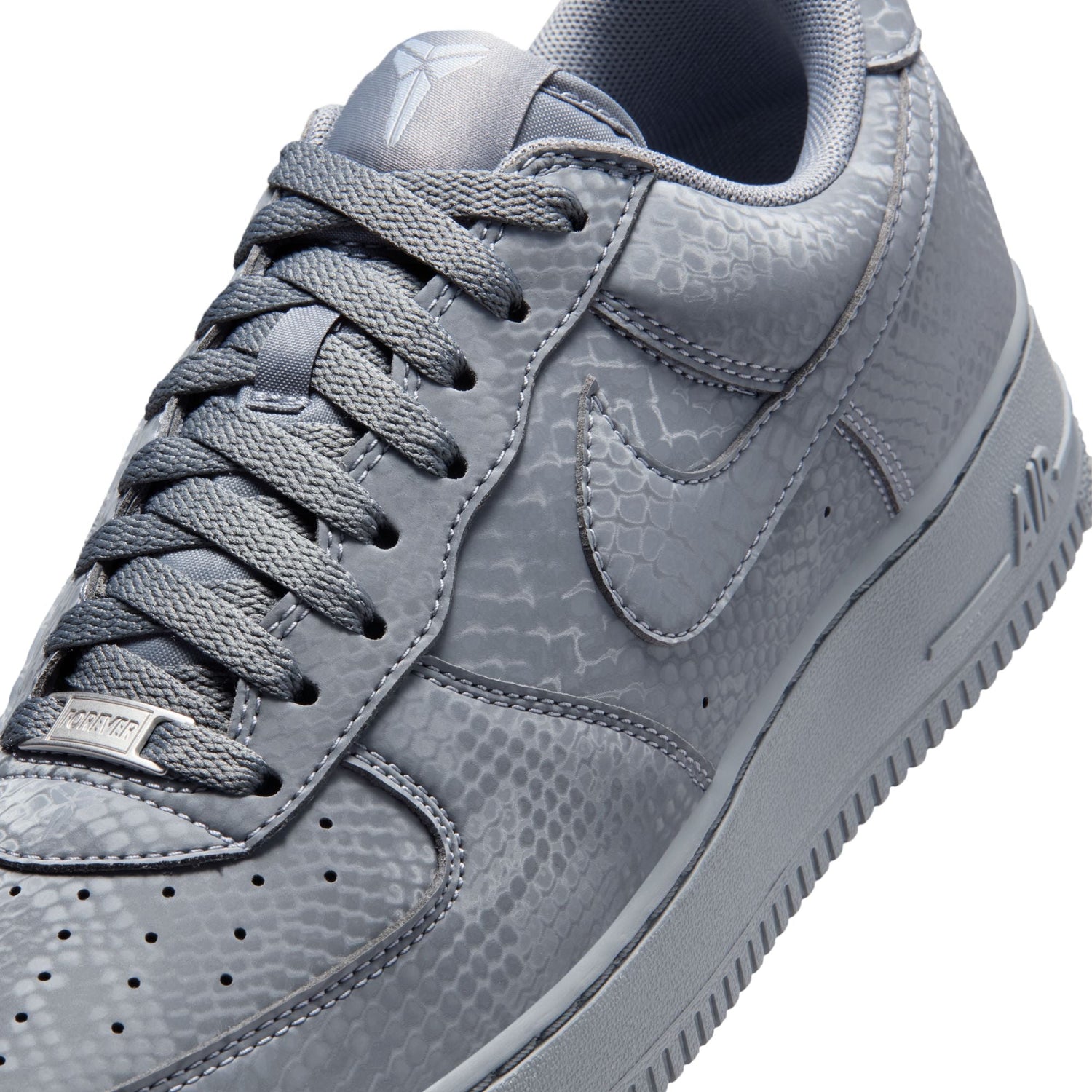 Nike Mens Kobe Air Force 1 Low - Wolf Grey by Denim Exchange