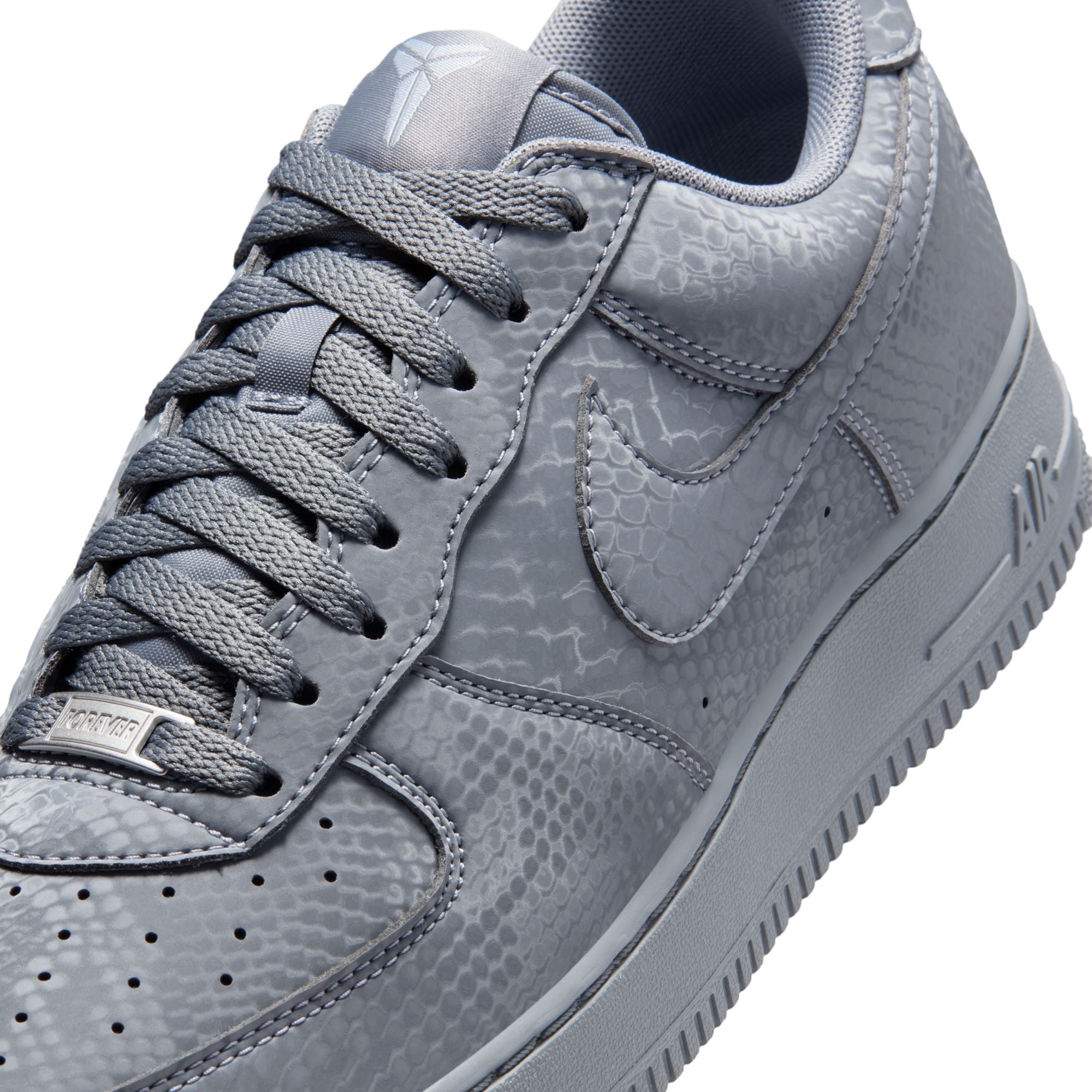 Nike Mens Kobe Air Force 1 Low - Wolf Grey by Denim Exchange