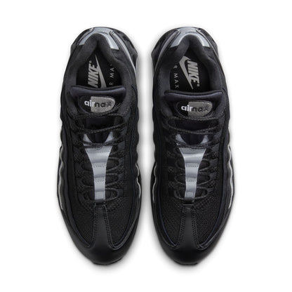 Nike Mens Air Max 95 "Big Bubble" - Black/Metallic Silver by Denim Exchange