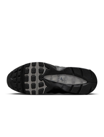 Nike Mens Air Max 95 "Big Bubble" - Black/Metallic Silver by Denim Exchange