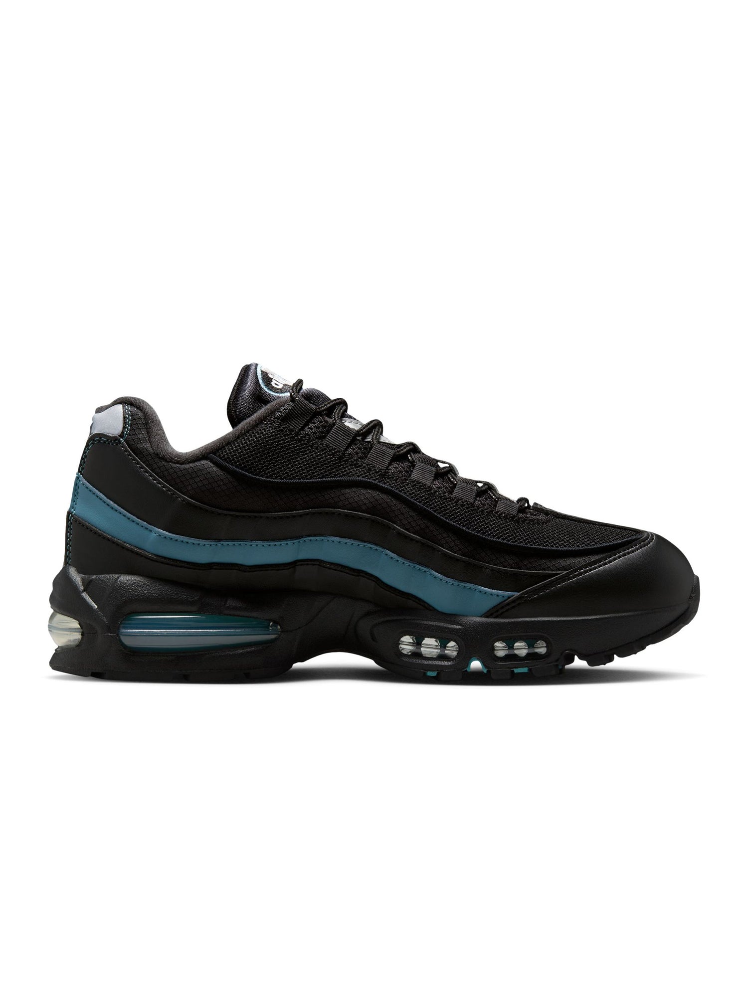 Nike Mens Air Max 95 "Big Bubble" - Black/Smokey Blue by Denim Exchange