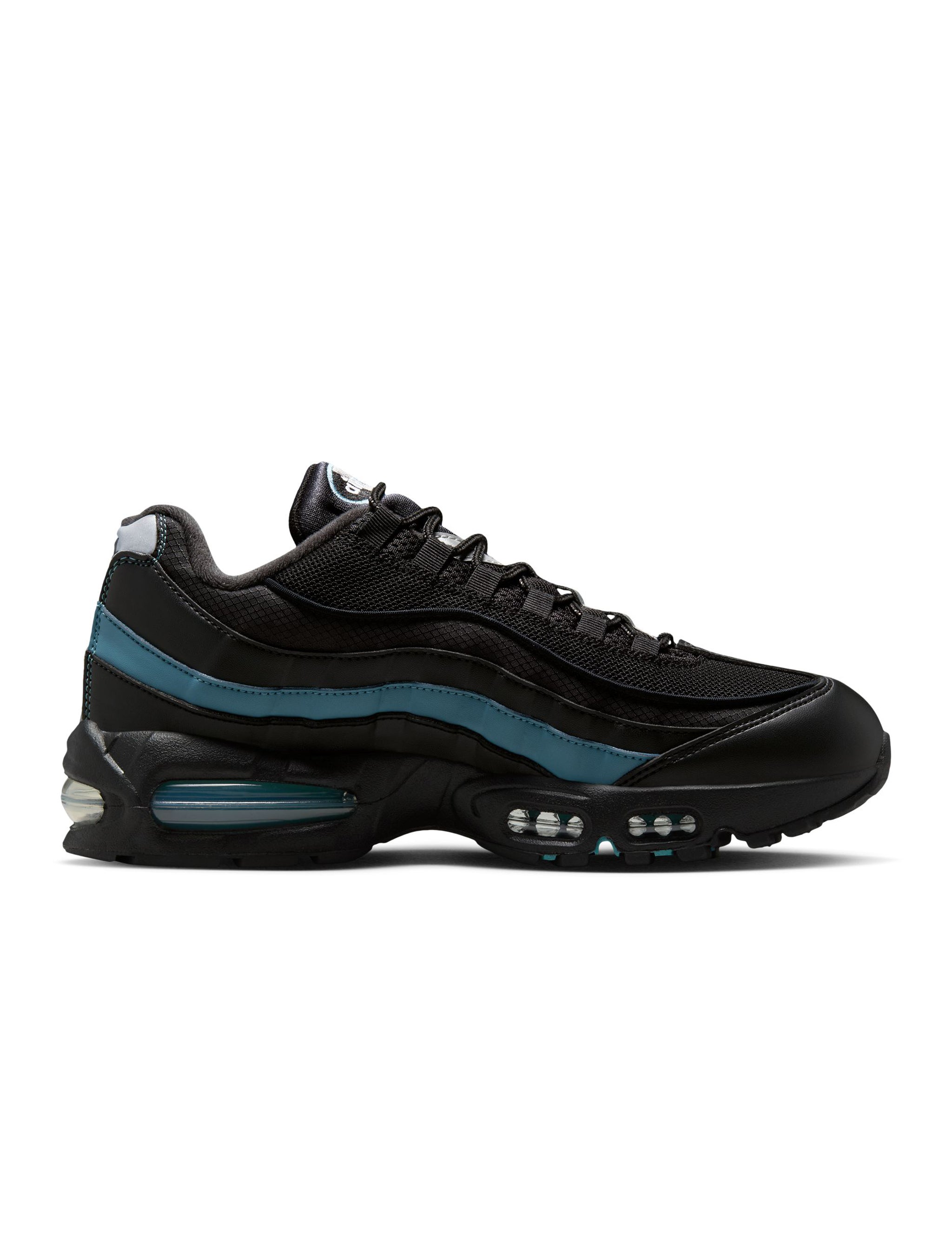 Nike Mens Air Max 95 "Big Bubble" - Black/Smokey Blue by Denim Exchange