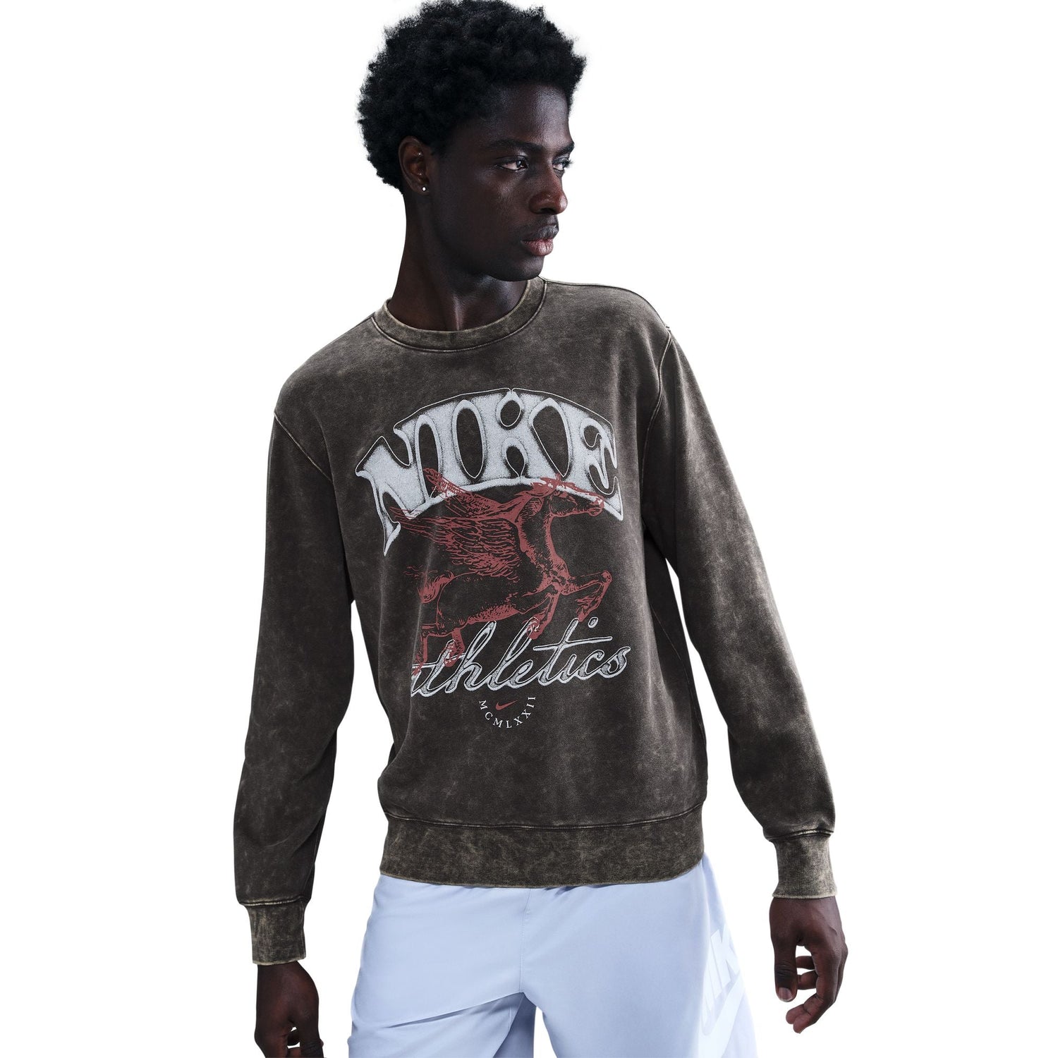 Nike Mens Sportswear Club Fleece Crewneck - Anthracite by Denim Exchange