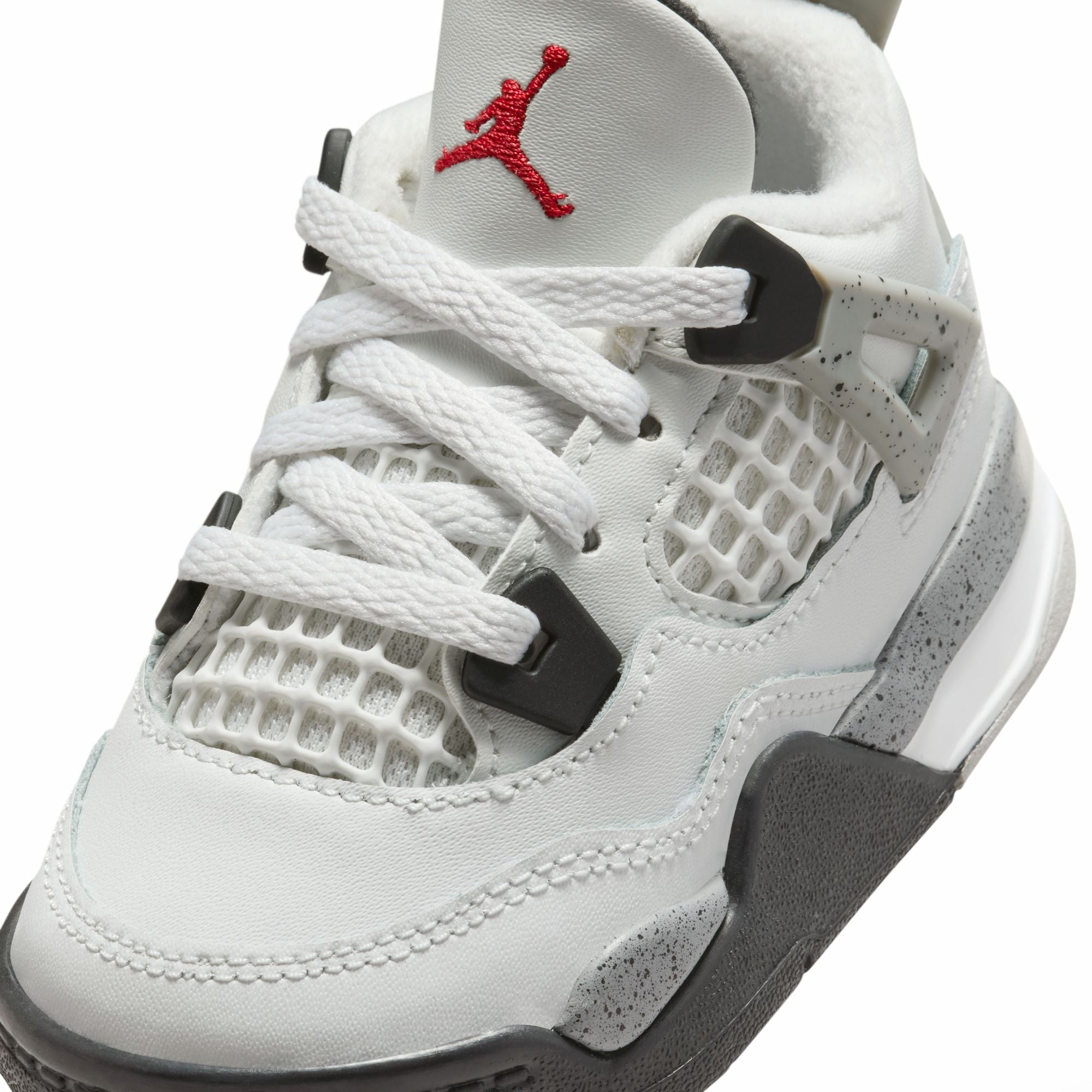 Air Jordan (TD) 4 Retro - White Cement by Denim Exchange