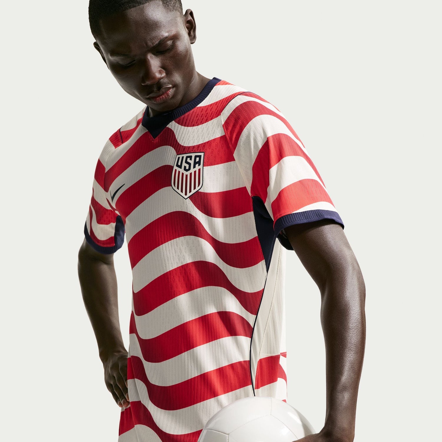 Nike Mens USA 2026 Match Home Jersey - Sail/Midnight Navy by Denim Exchange