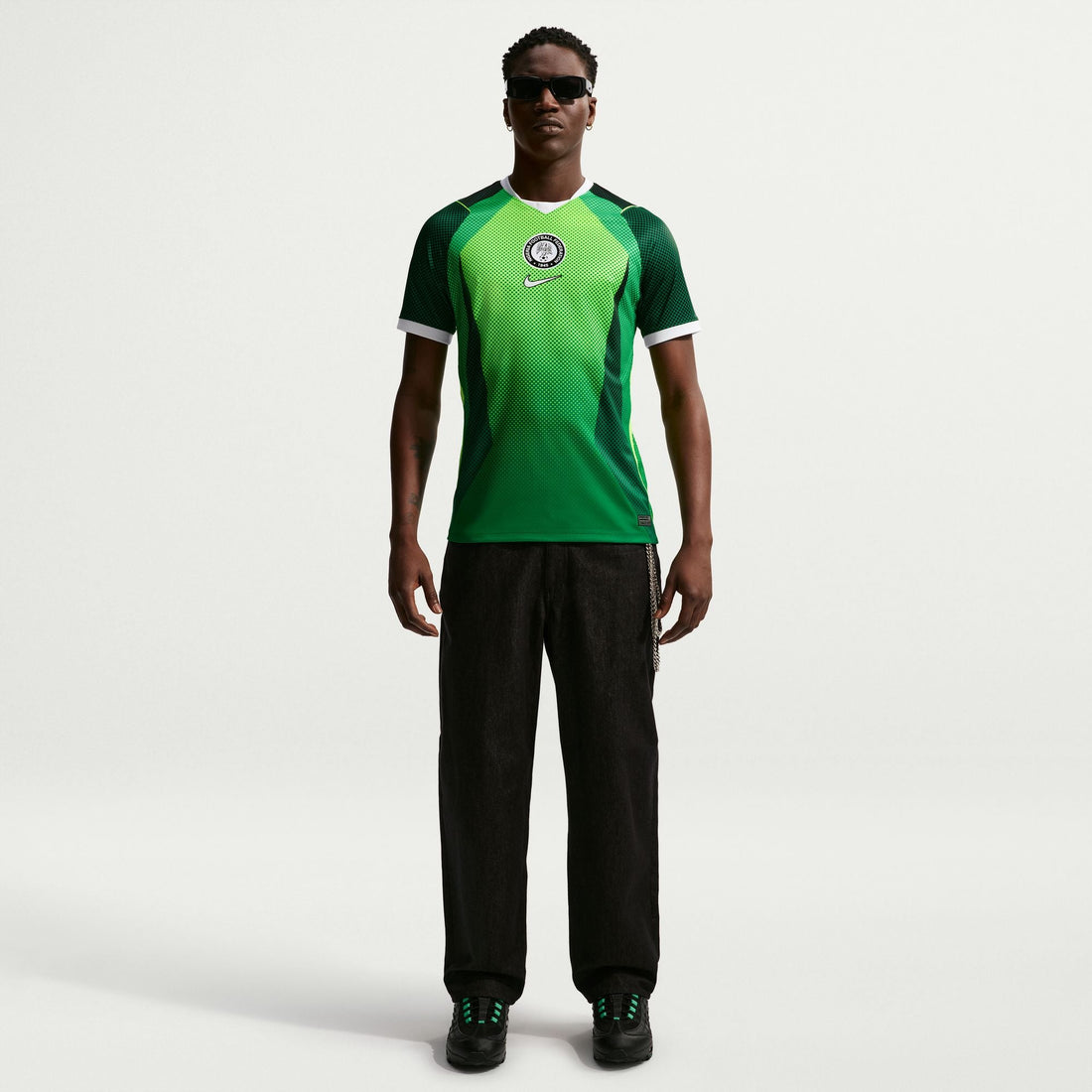 Nike Mens Nigeria 2026 Stadium Home Jersey - Pine Green by Denim Exchange