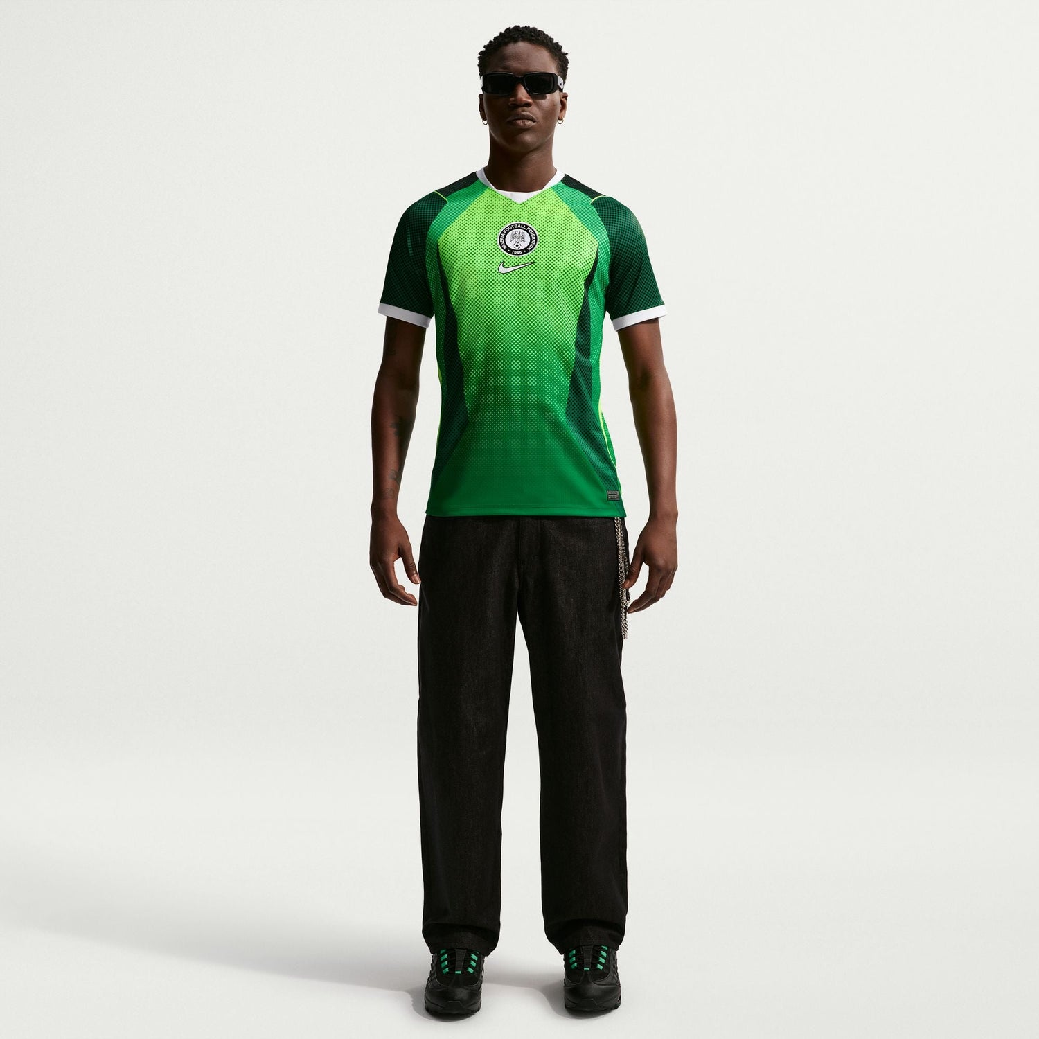 Nike Mens Nigeria 2026 Stadium Home Jersey - Pine Green by Denim Exchange