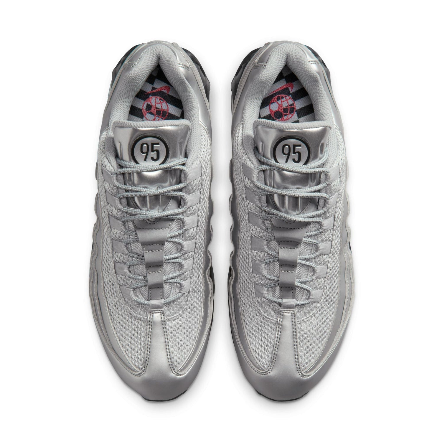 Nike Mens Air Max 95 - Metallic Silver by Denim Exchange
