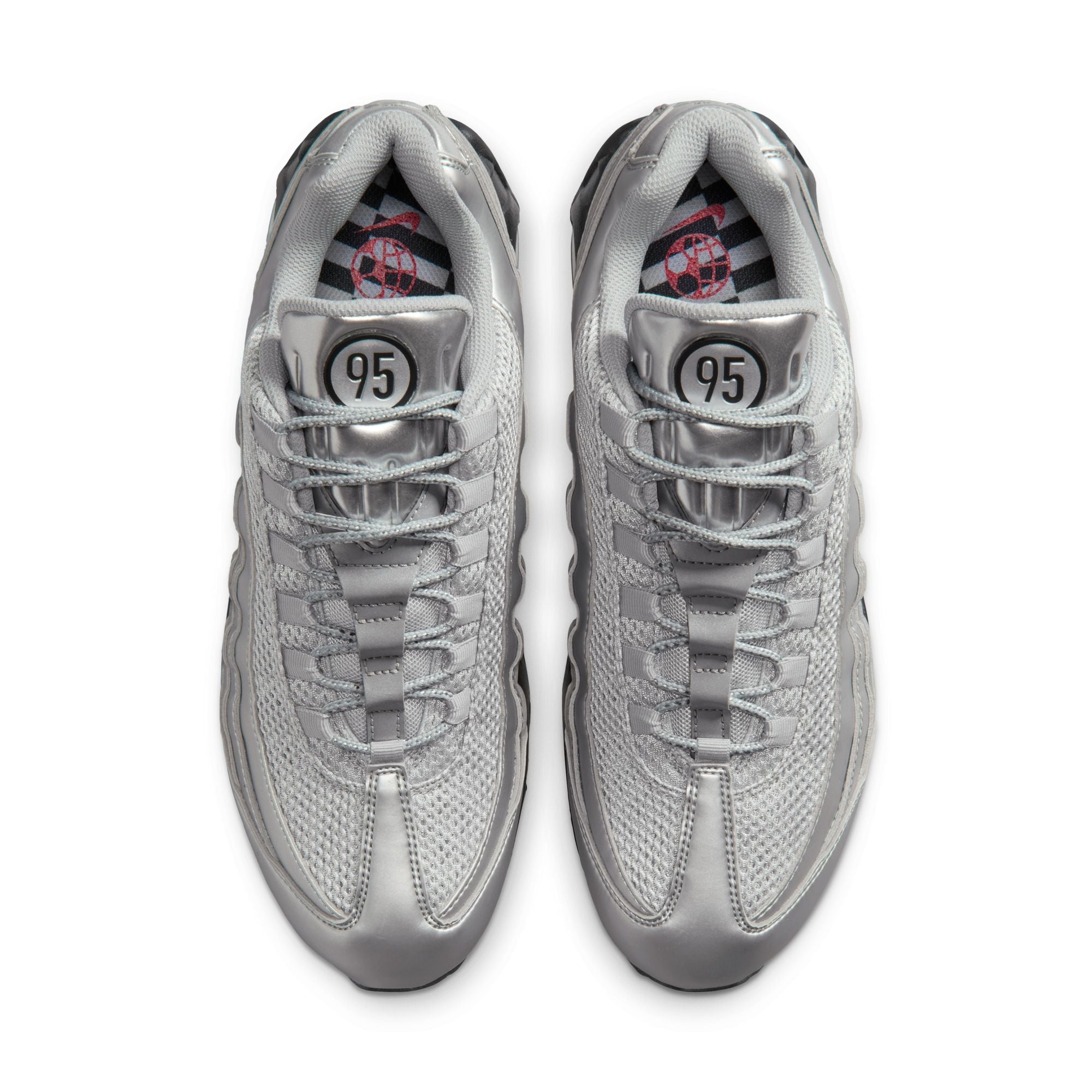 Nike Mens Air Max 95 - Metallic Silver by Denim Exchange
