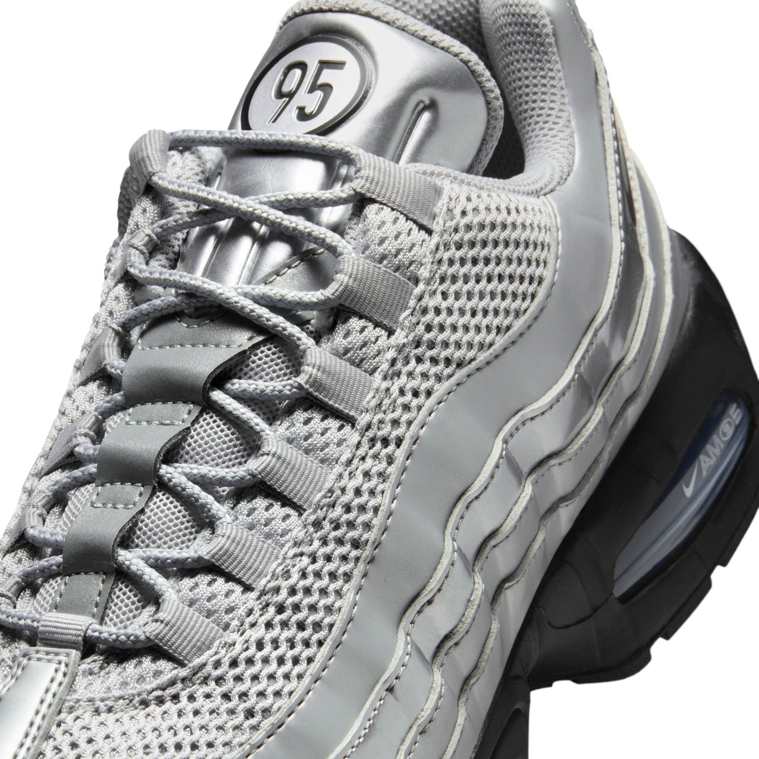 Nike Mens Air Max 95 - Metallic Silver by Denim Exchange
