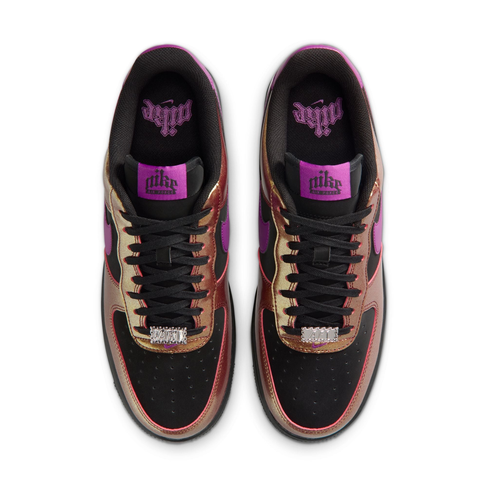 Nike Mens Air Force 1 ’07 Lv8 - Black/Bold Berry by Denim Exchange