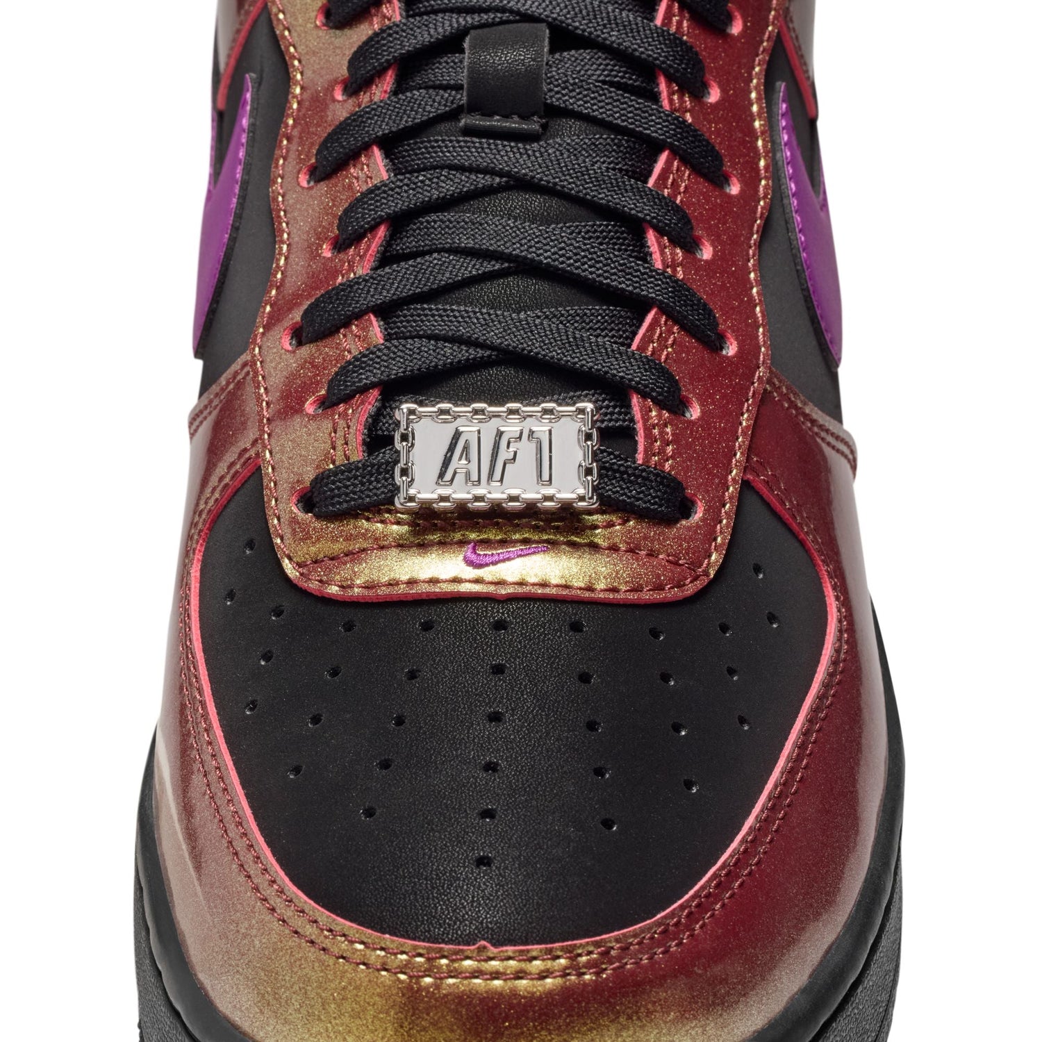 Nike Mens Air Force 1 ’07 Lv8 - Black/Bold Berry by Denim Exchange