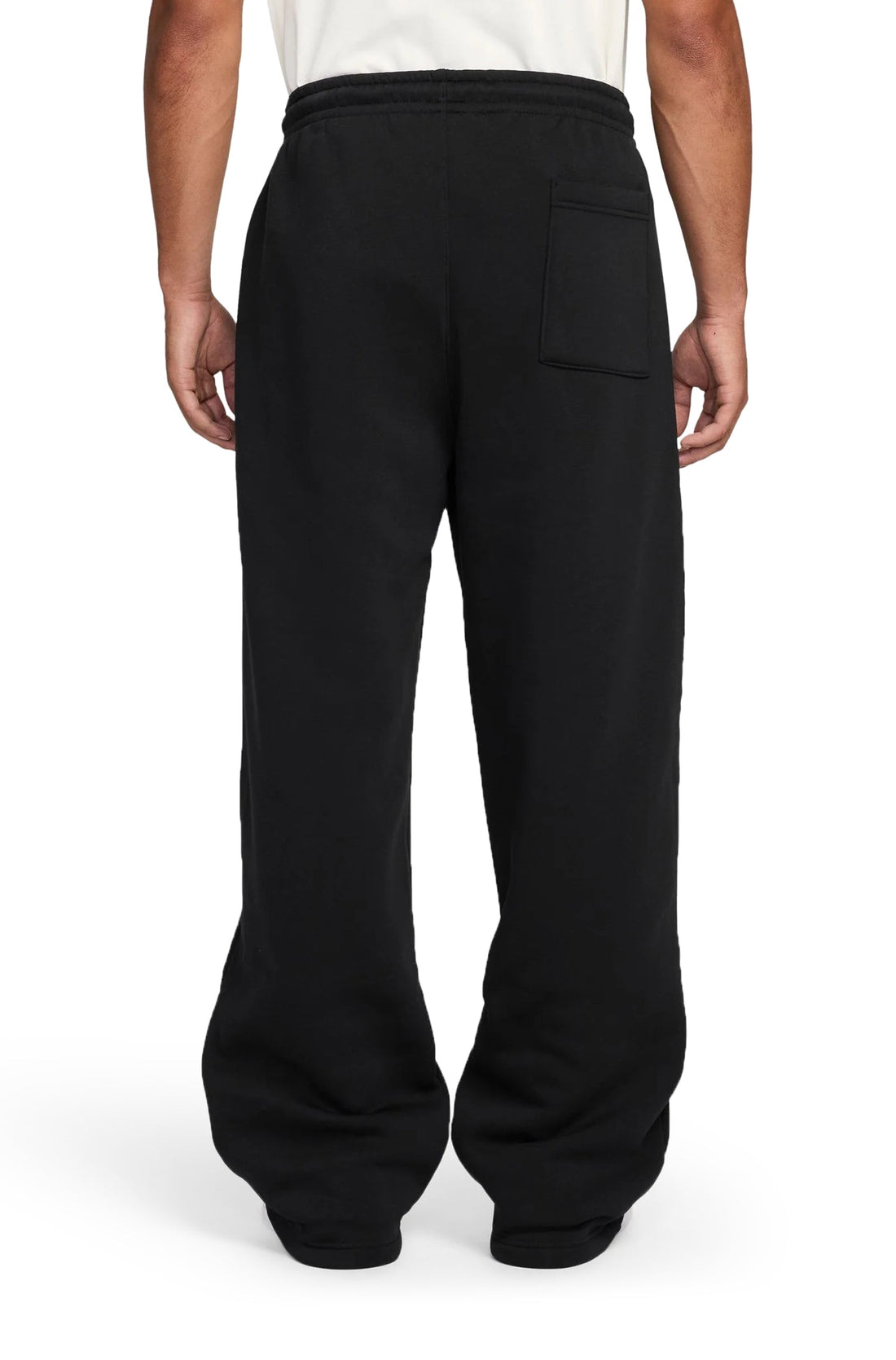 Air Jordan Mens Oversized Open-Hem Sweatpants - Black by Denim Exchange