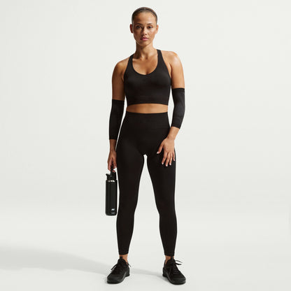 Nike Womens Pro Seamless Cropped Tank Top - Black by Denim Exchange