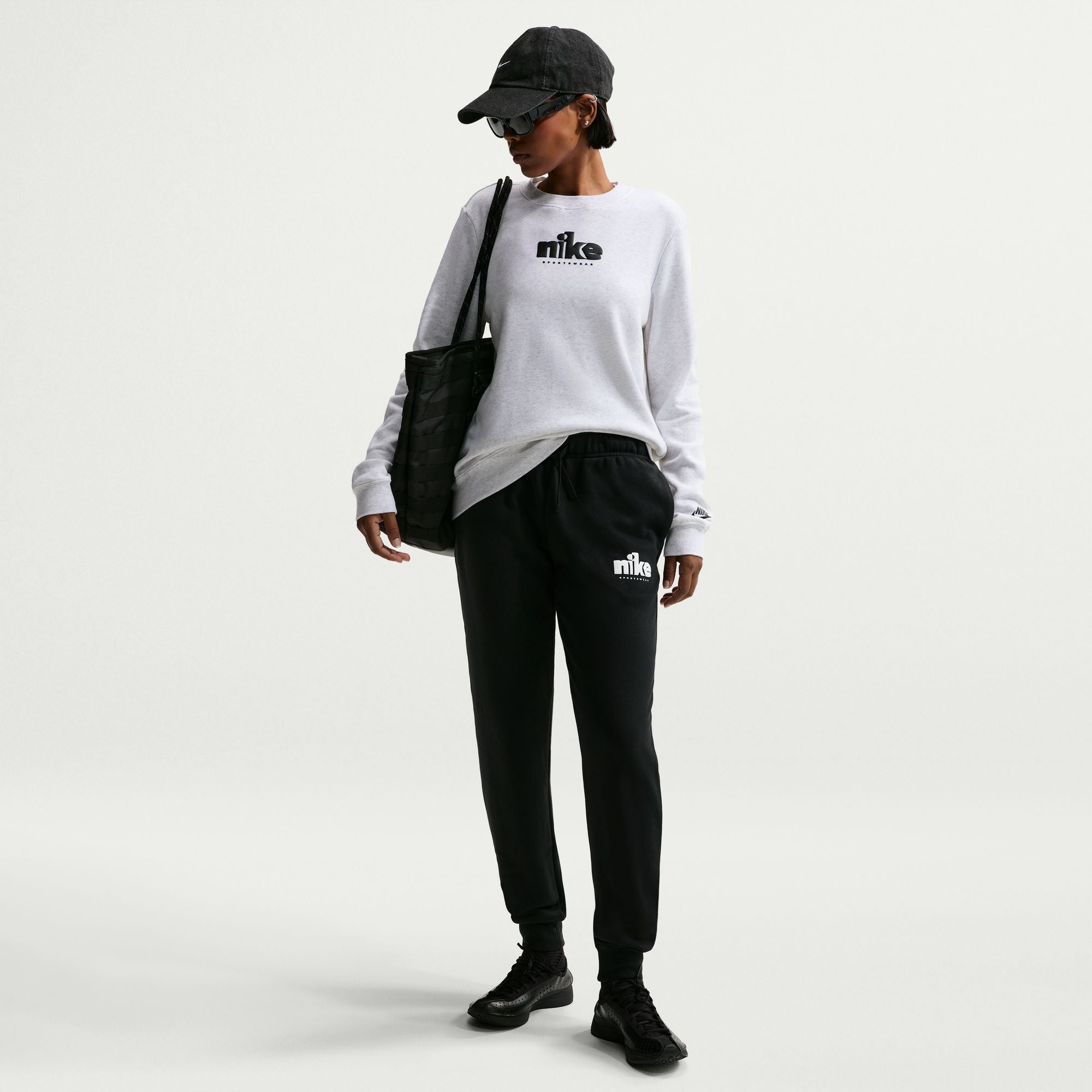 Nike Womens Mid-Rise Pants - Black by Denim Exchange