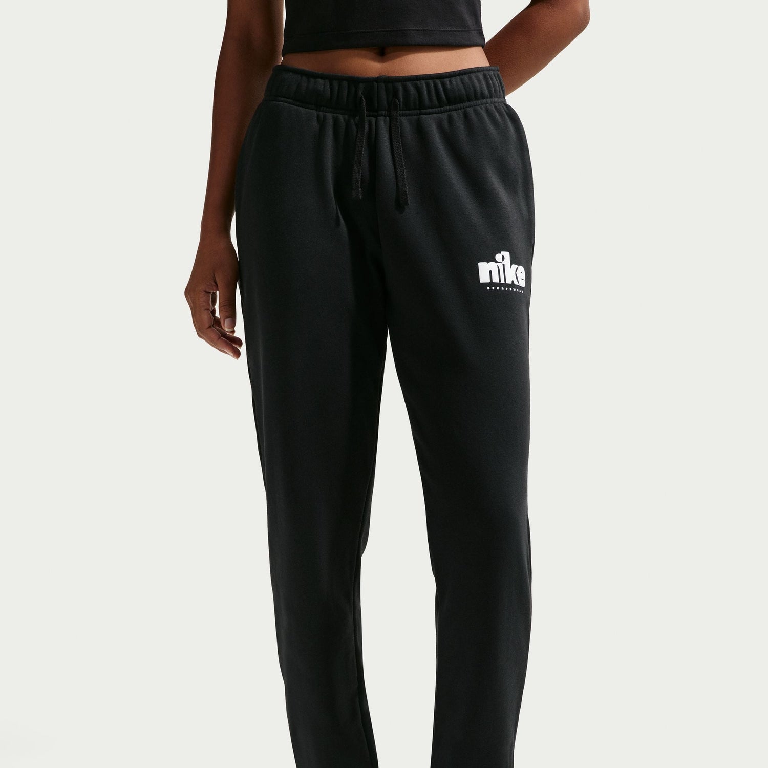 Nike Womens Mid-Rise Pants - Black by Denim Exchange