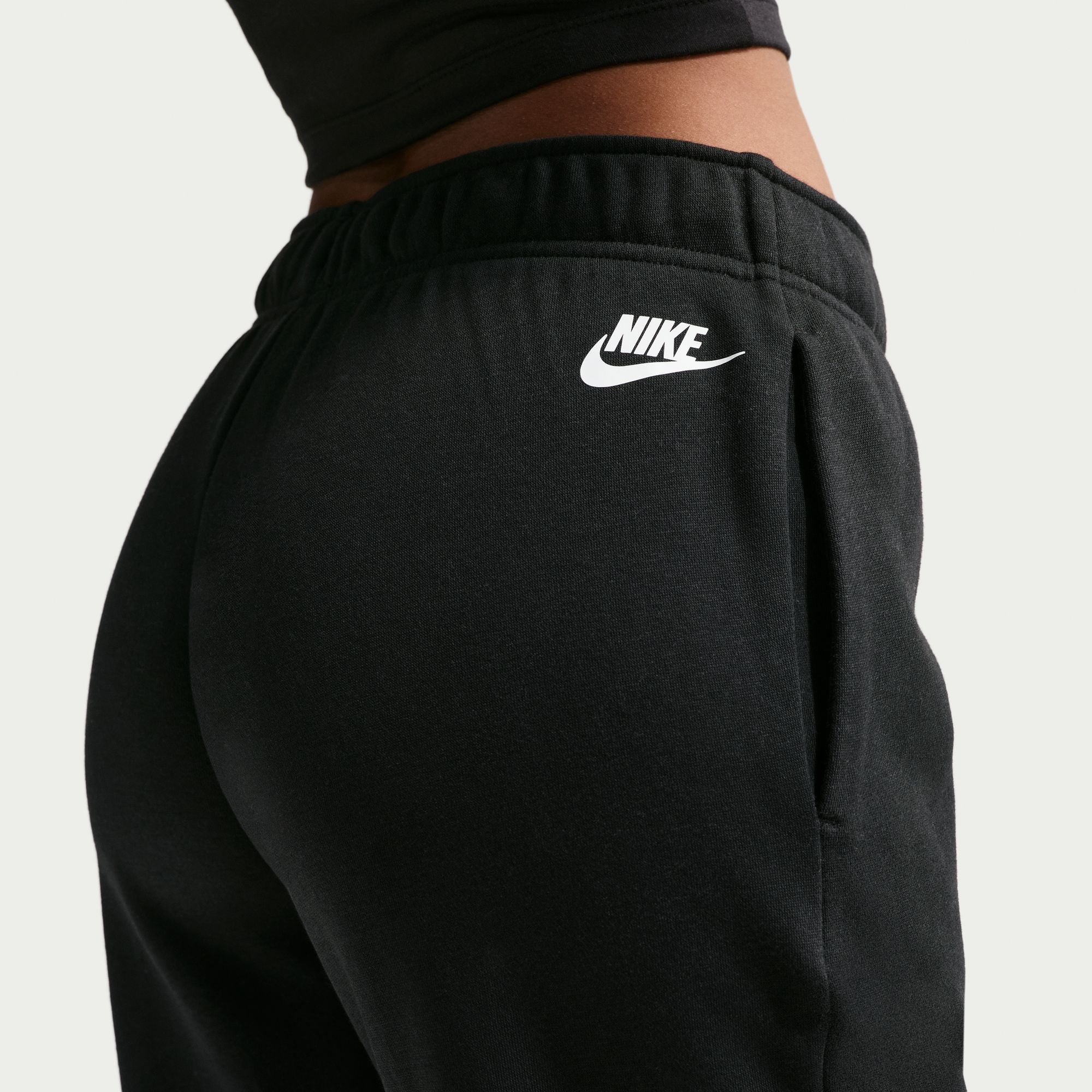 Nike Womens Mid-Rise Pants - Black by Denim Exchange