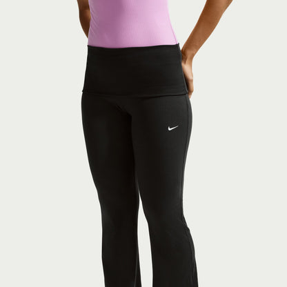Nike Womens Chill Knit Tight Ribbed Pants - Black by Denim Exchange