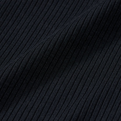 Nike Womens Sportswear Chill Knit Ribbed Top - Black by Denim Exchange