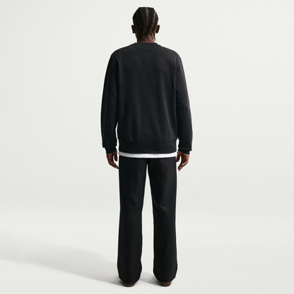 Nike Mens Sportswear Club French Terry Crewneck - Black/Sail by Denim Exchange