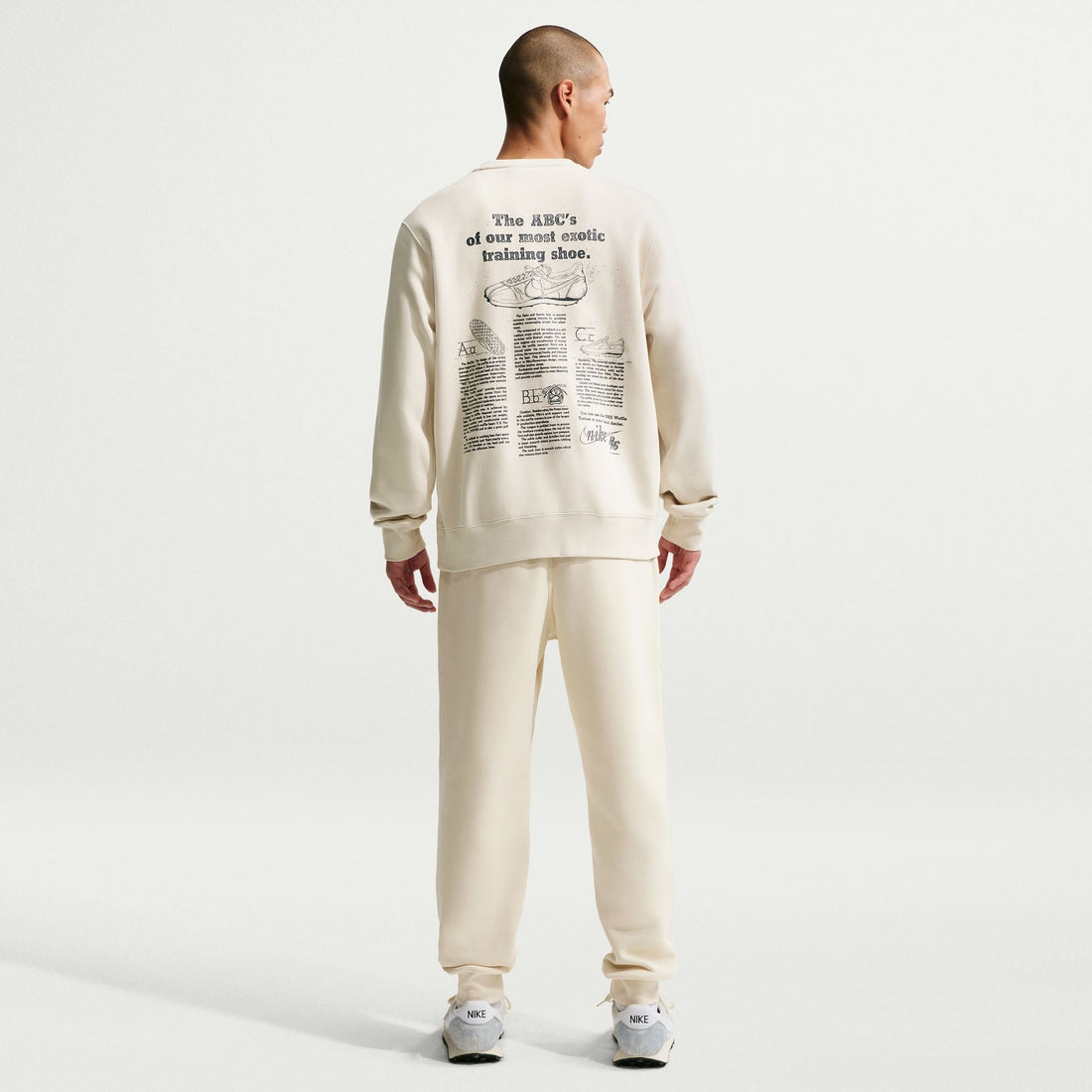 Nike Mens Fleece Joggers - Light Khaki by Denim Exchange