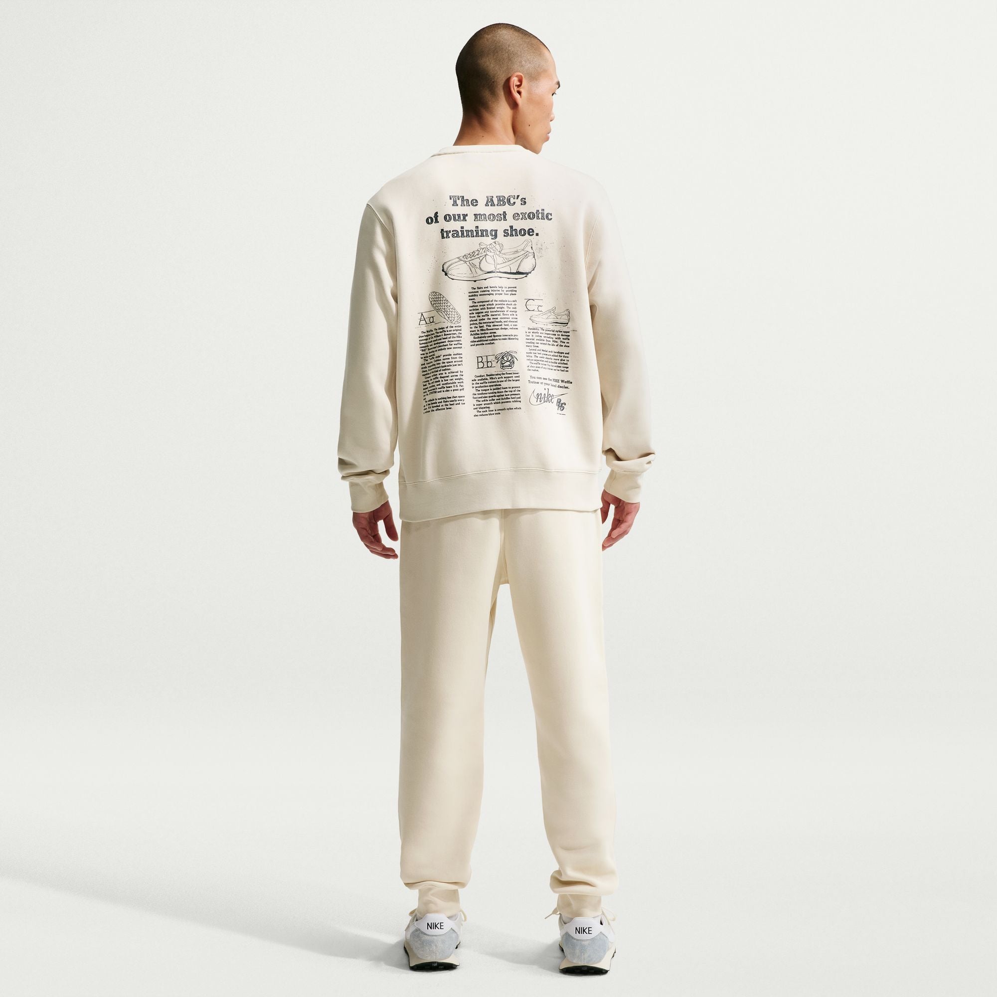 Nike Mens Fleece Joggers - Light Khaki by Denim Exchange