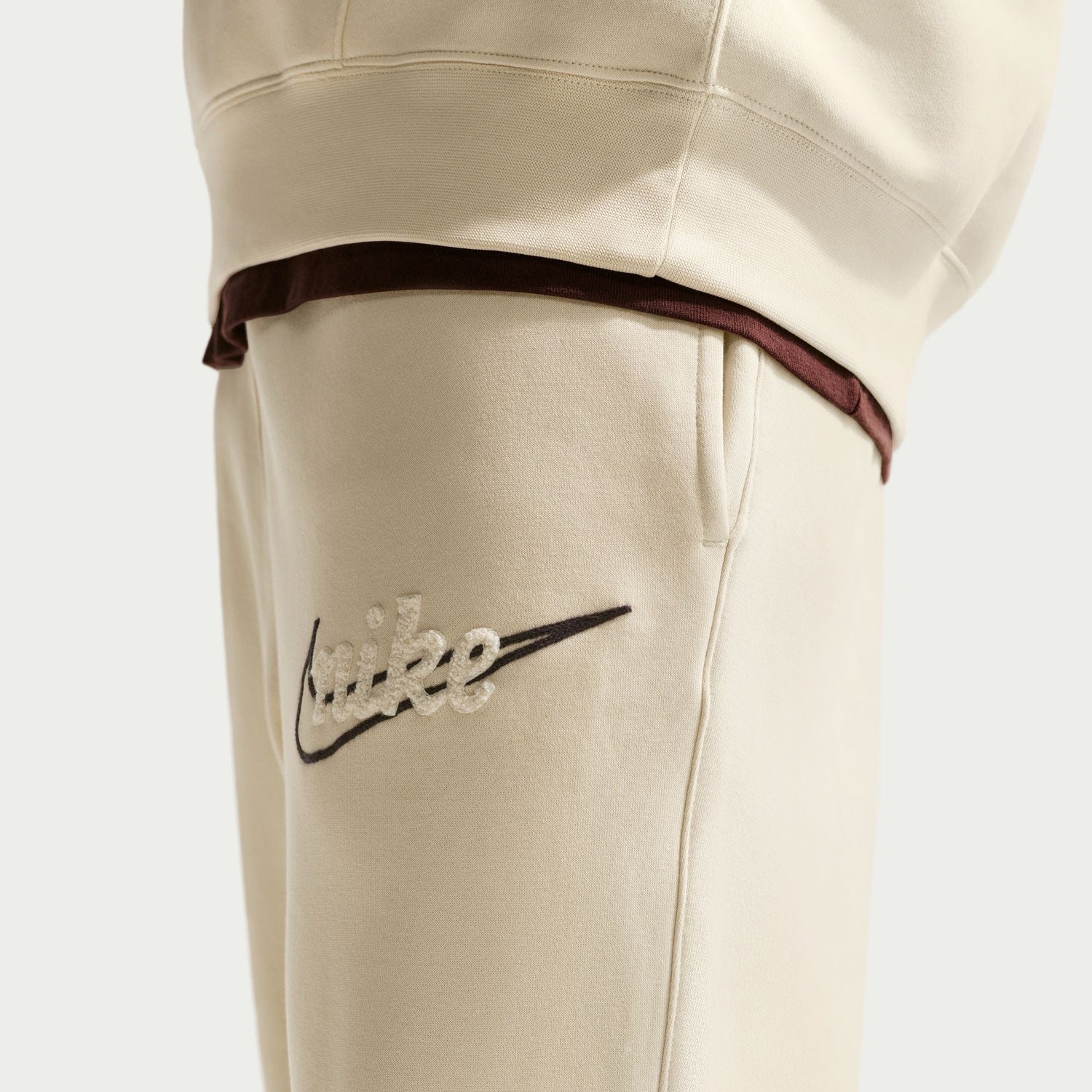 Nike Mens Fleece Joggers - Light Khaki by Denim Exchange