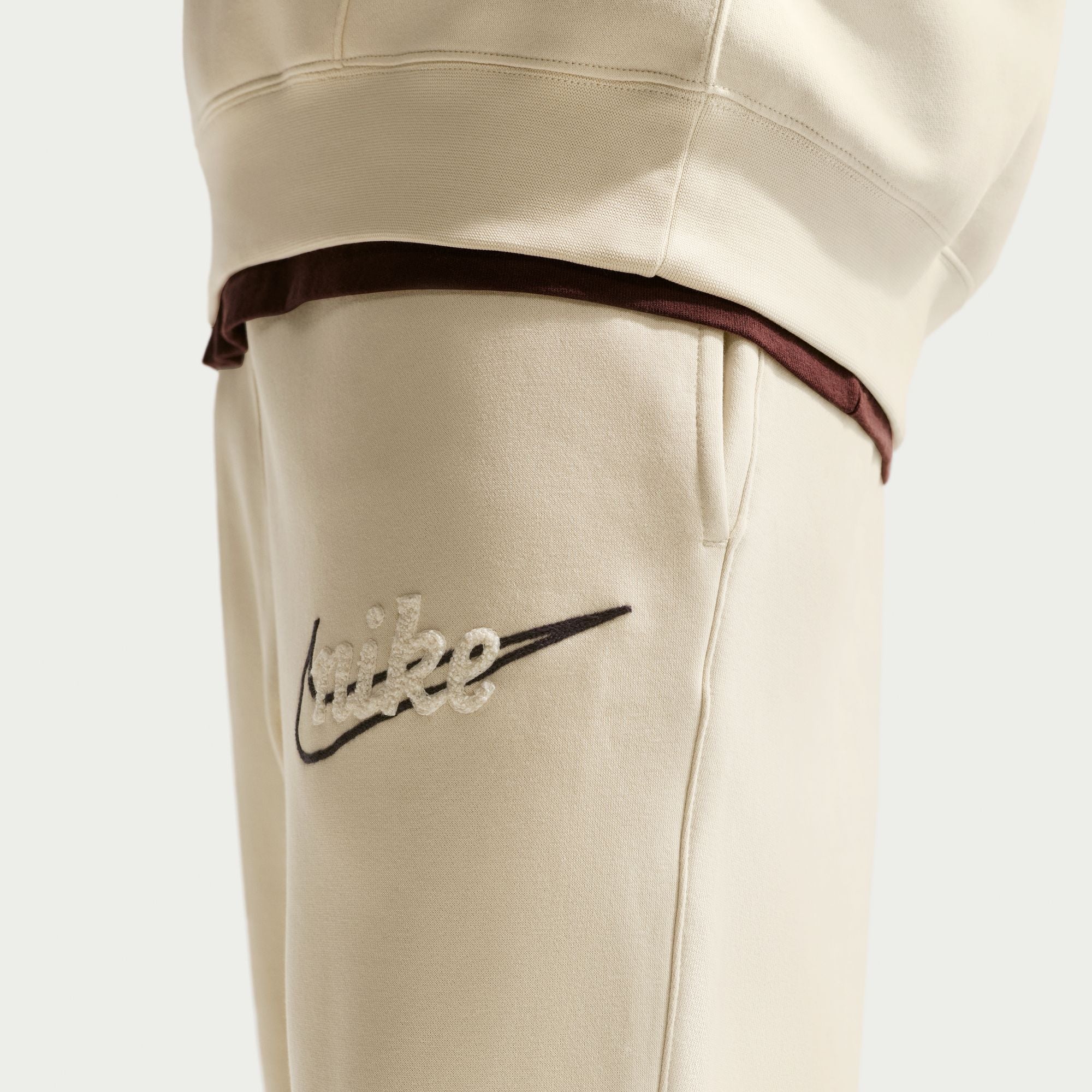 Nike Mens Fleece Joggers - Light Khaki by Denim Exchange