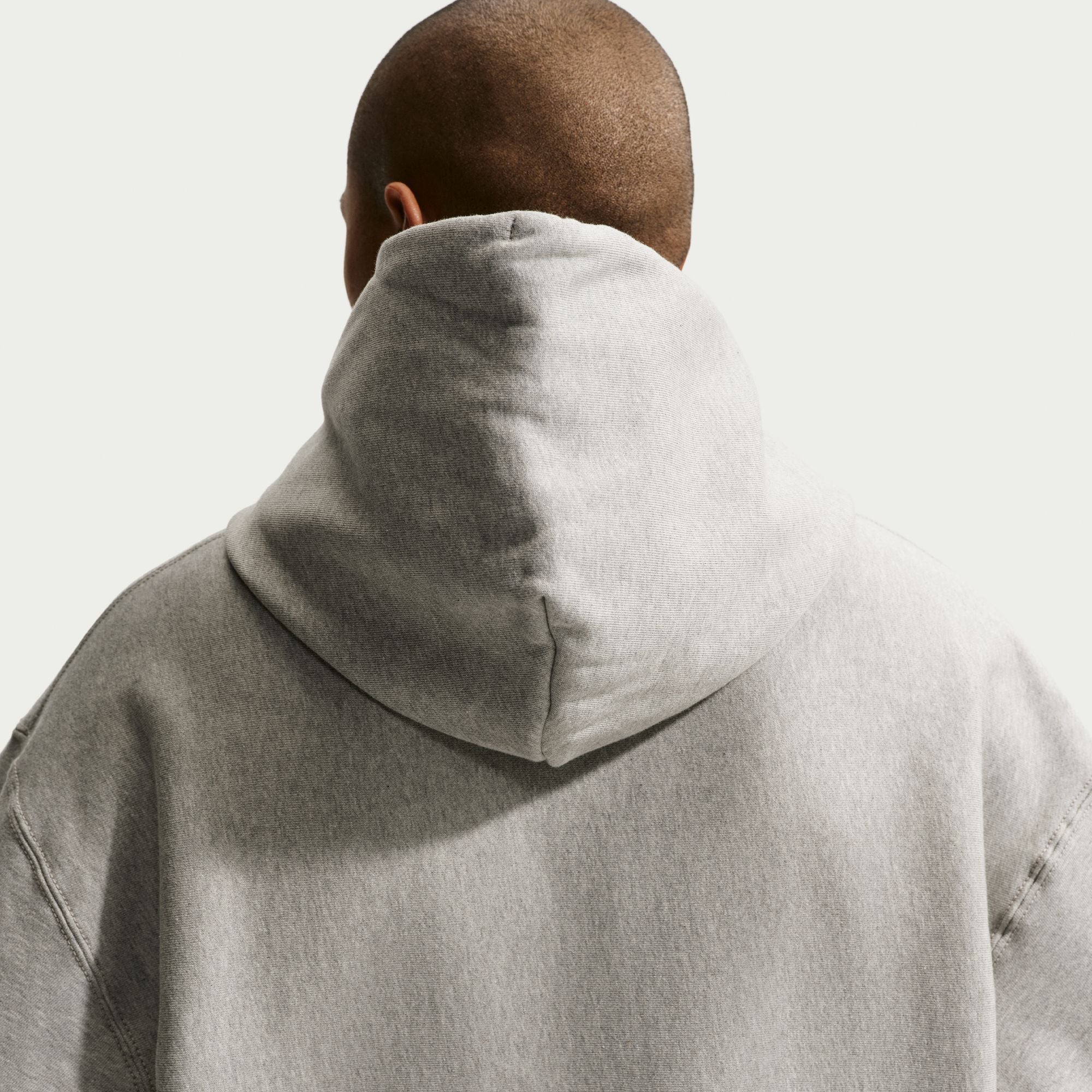 Nike Mens Solo Swoosh Hoodie - Grey/White by Denim Exchange