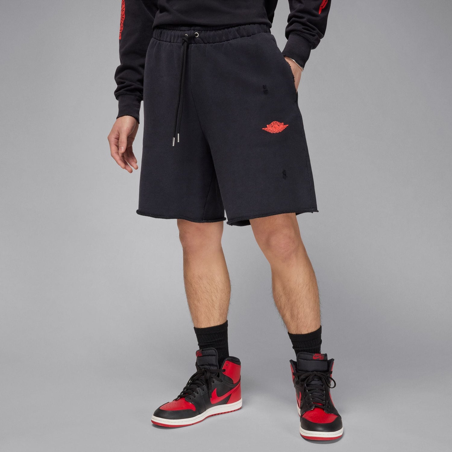 Air Jordan Mens Rare Air Shorts- Black by Denim Exchange