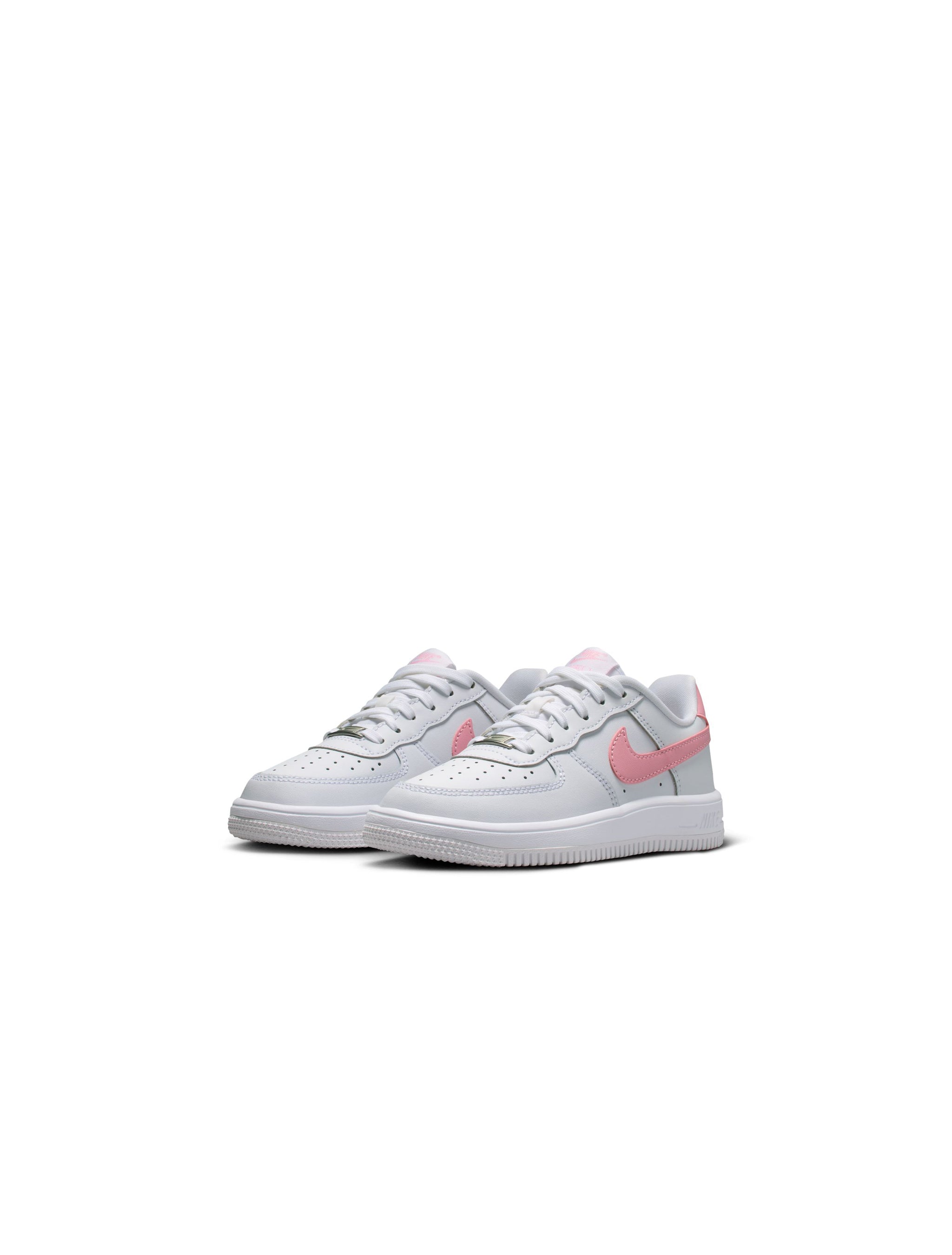 Nike (PS) Force 1 Low - White/Soft Pink by Denim Exchange