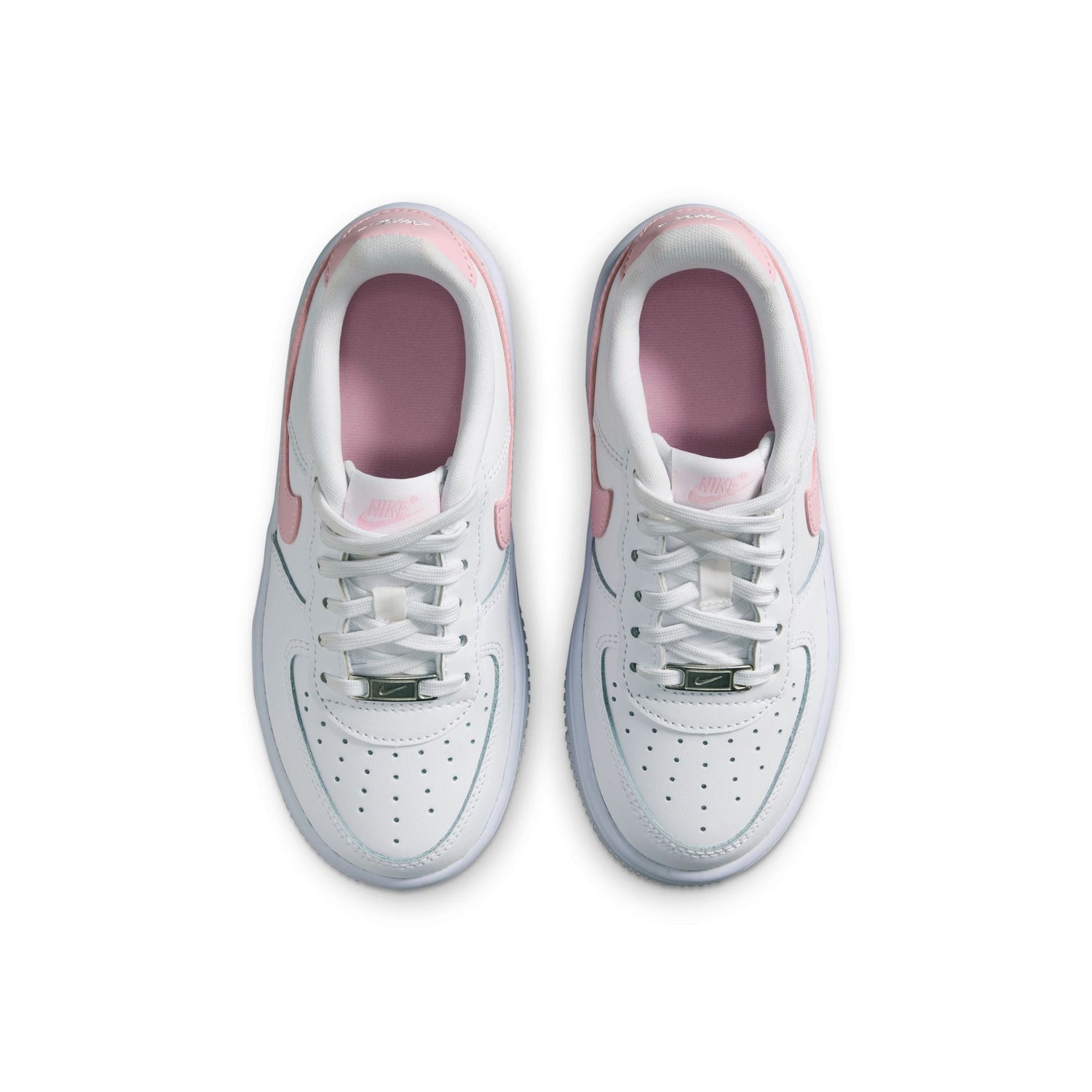 Nike (PS) Force 1 Low - White/Soft Pink by Denim Exchange