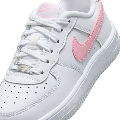 Nike (PS) Force 1 Low - White/Soft Pink by Denim Exchange
