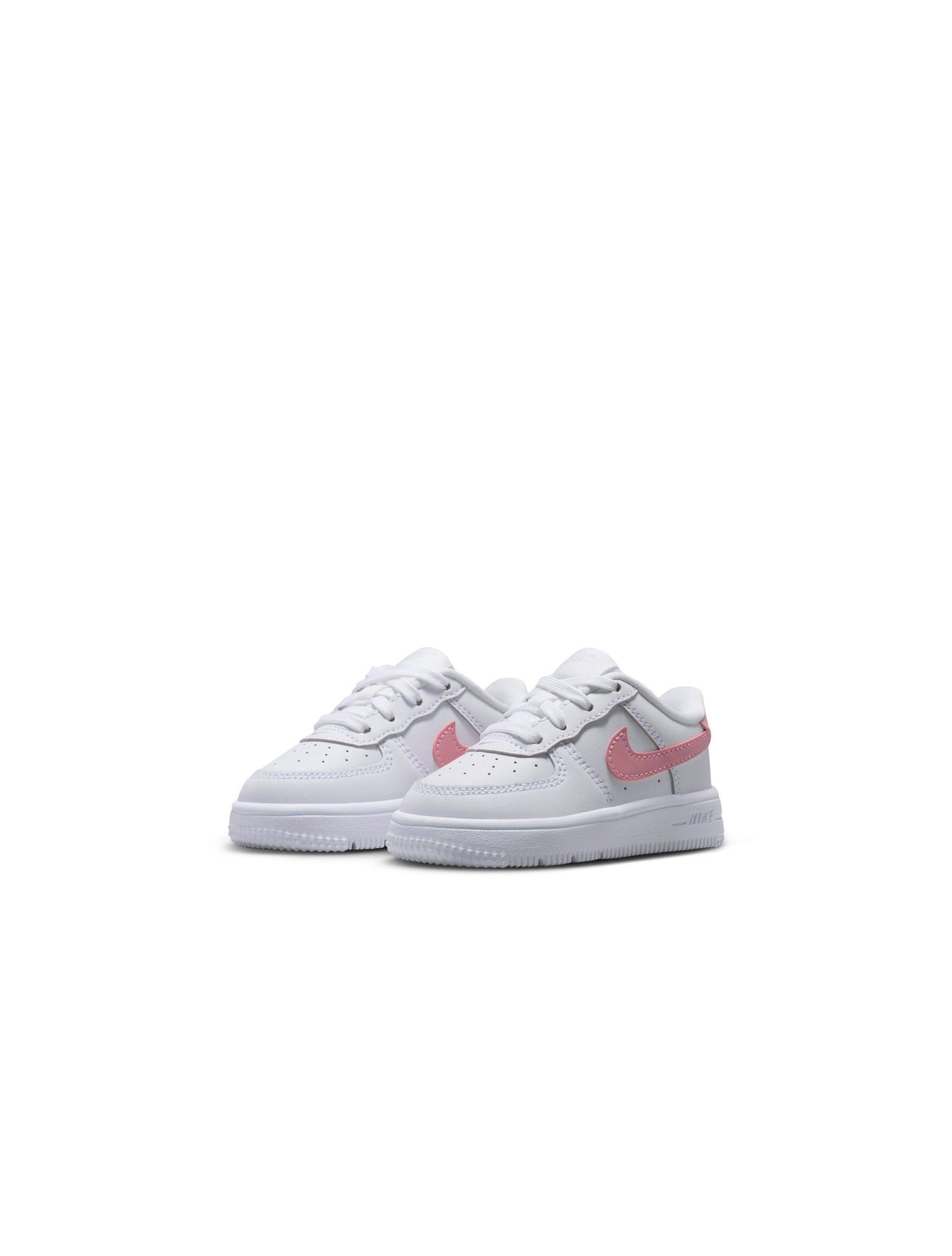 Nike (TD) Force 1 Low - White/Soft Pink by Denim Exchange