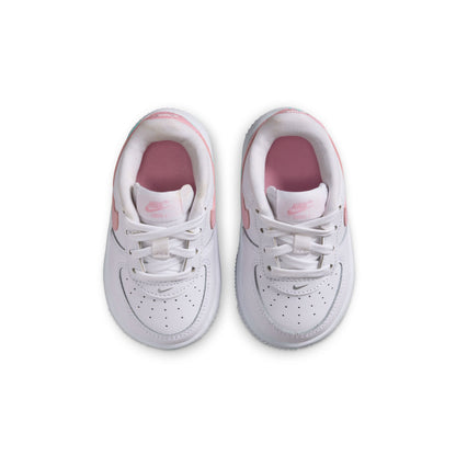Nike (TD) Force 1 Low - White/Soft Pink by Denim Exchange