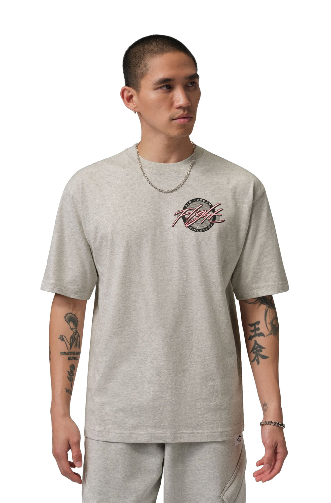 Air Jordan Mens Flight Tee - Grey Heather by Denim Exchange