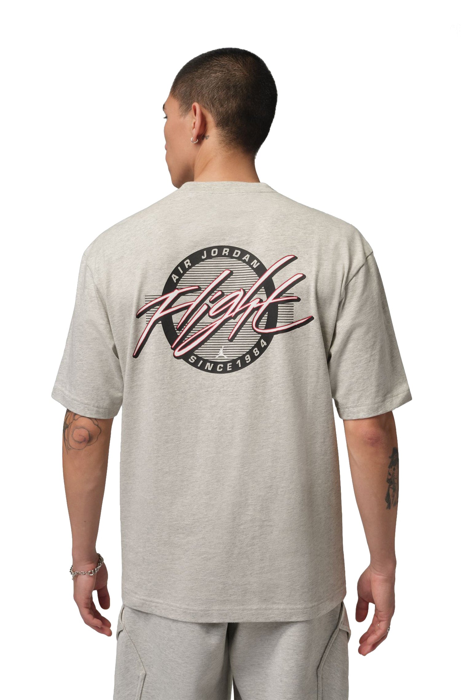 Air Jordan Mens Flight Tee - Grey Heather by Denim Exchange