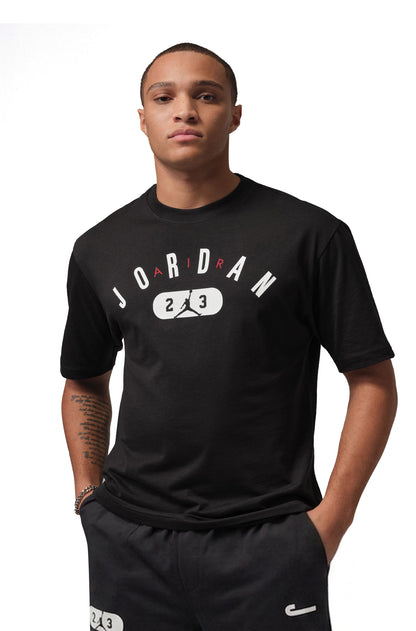 Air Jordan Mens Jordan Tee - Black/White by Denim Exchange