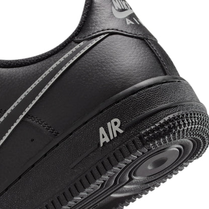 Nike Big Kids Air Force 1 - Black/Light Smoke Grey by Denim Exchange