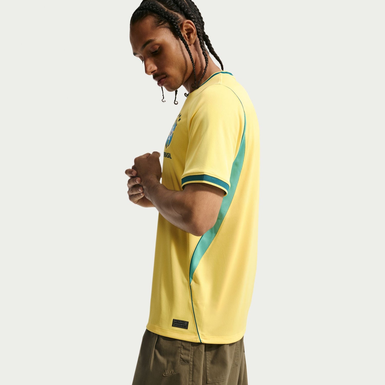 Nike Mens Brazil 2026 Home Jersey - Yellow by Denim Exchange