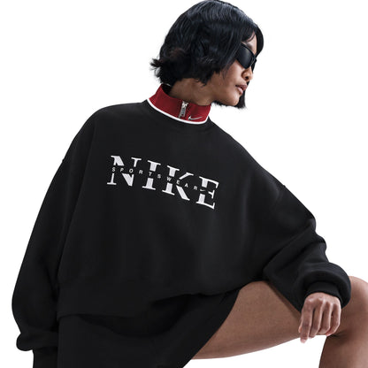 Nike Womens Sportswear Phoenix Fleece - Black by Denim Exchange