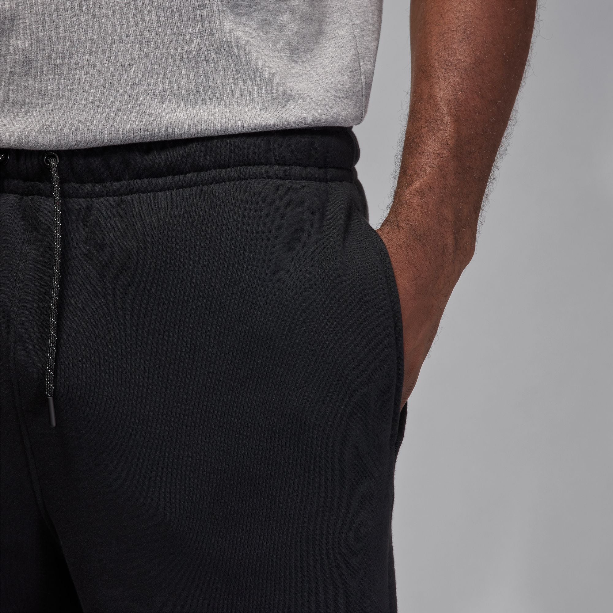 Air Jordan Mens Brooklyn Fleece Shorts - Black by Denim Exchange