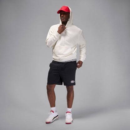 Air Jordan Mens Brooklyn Fleece Shorts - Black by Denim Exchange