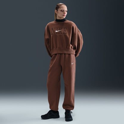 Nike Womens Sportswear Phoenix Fleece - Fauna Brown/Pale Ivory by Denim Exchange